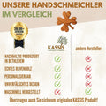Kleeblatt Handschmeichler aus Olivenholz | Glücksbringer als Geschenk für Geburtstag, Prüfung & Neuanfang