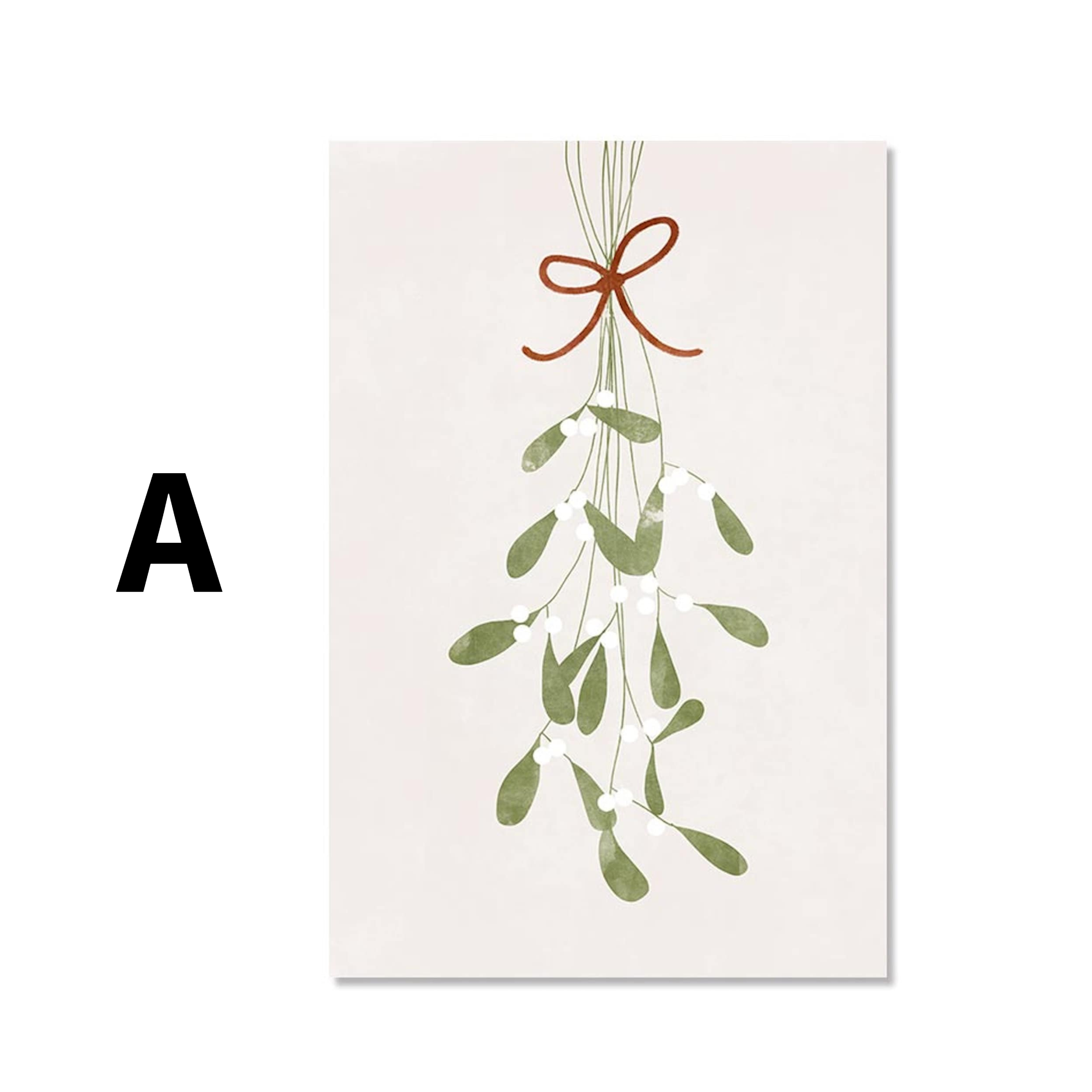 Poster Weihnachtesbaum mit Geschenken als Deko Print ohne Rahmen