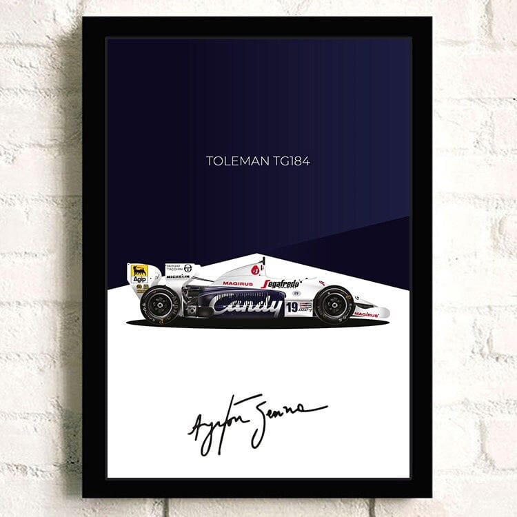 Poster Formel 1 Rennwagen Grand Prix Rennfahrer Signature   ·  Deko Print ohne Rahmen