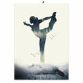 Poster Yoga Profi Stellungen · Fitness Dekoration · Bilder  · Deko Print ohne Rahmen